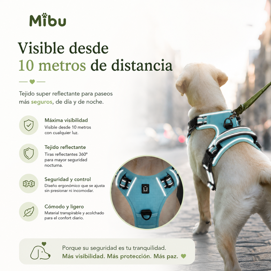 Arnés EasyWalk Pro™ - Arnés Antitirones para Perros con Asa de Control