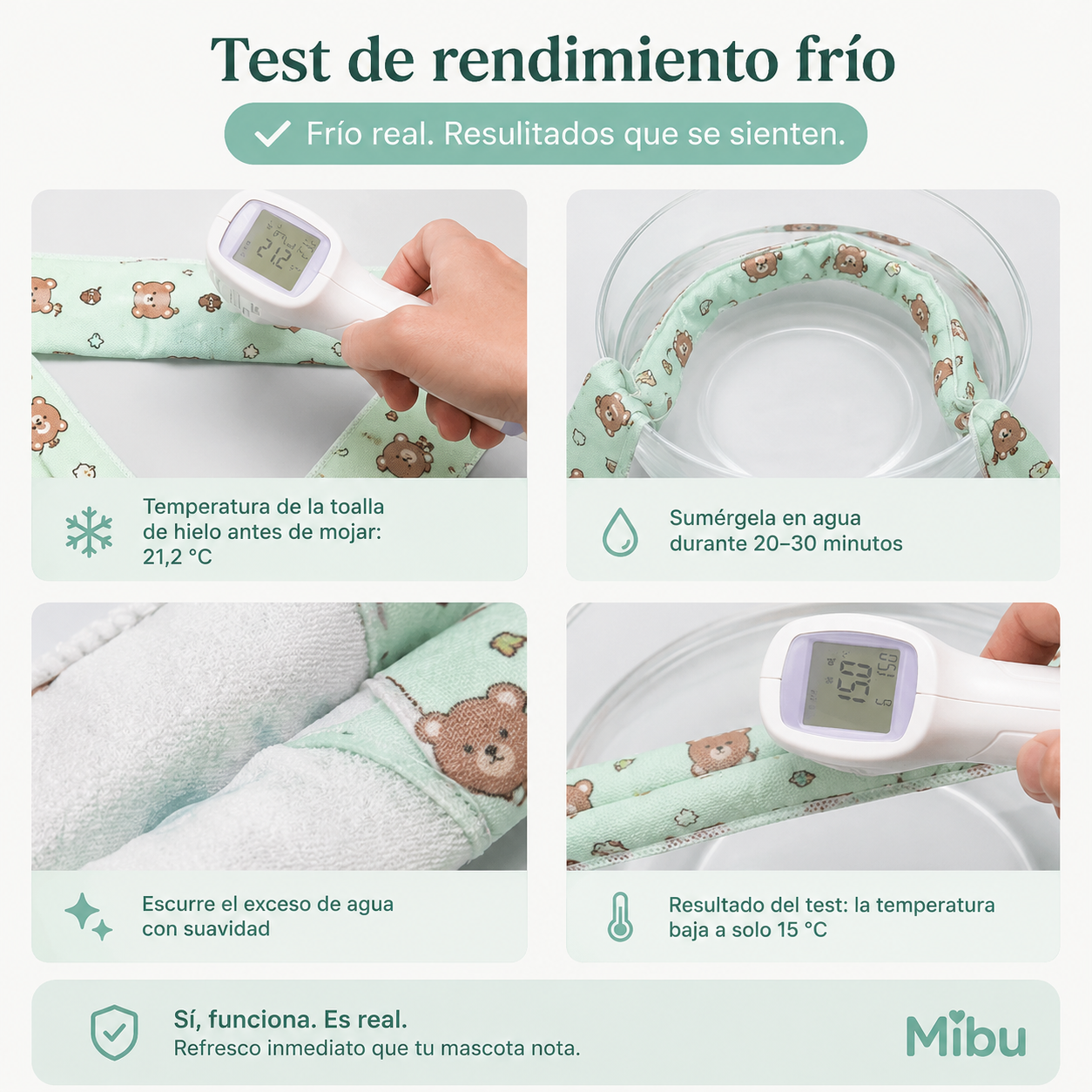 Bufanda Refrescante IceScarf™ - Pañuelo de Hielo para Perros y Gatos