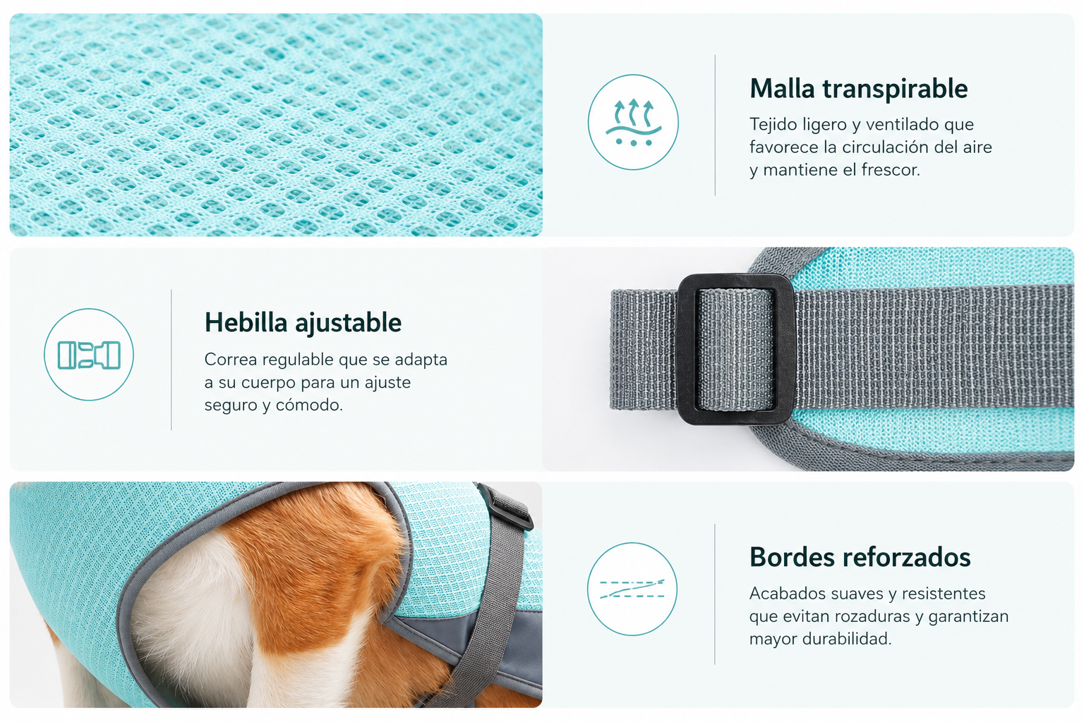 Chaleco Refrigerante FreshVest™ - Chaleco de Enfriamiento para Perros