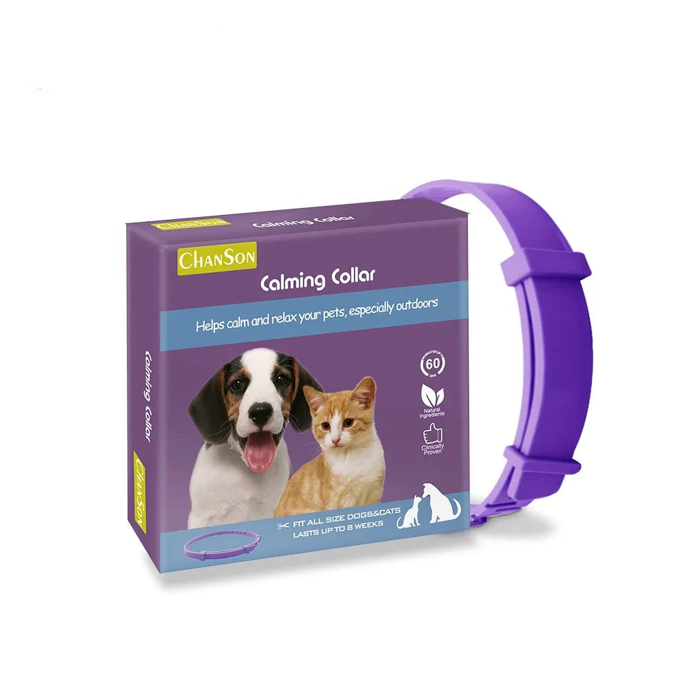 Collar Calmante CalmPet™ - Collar Relajante Anti-Estrés para Perros y Gatos