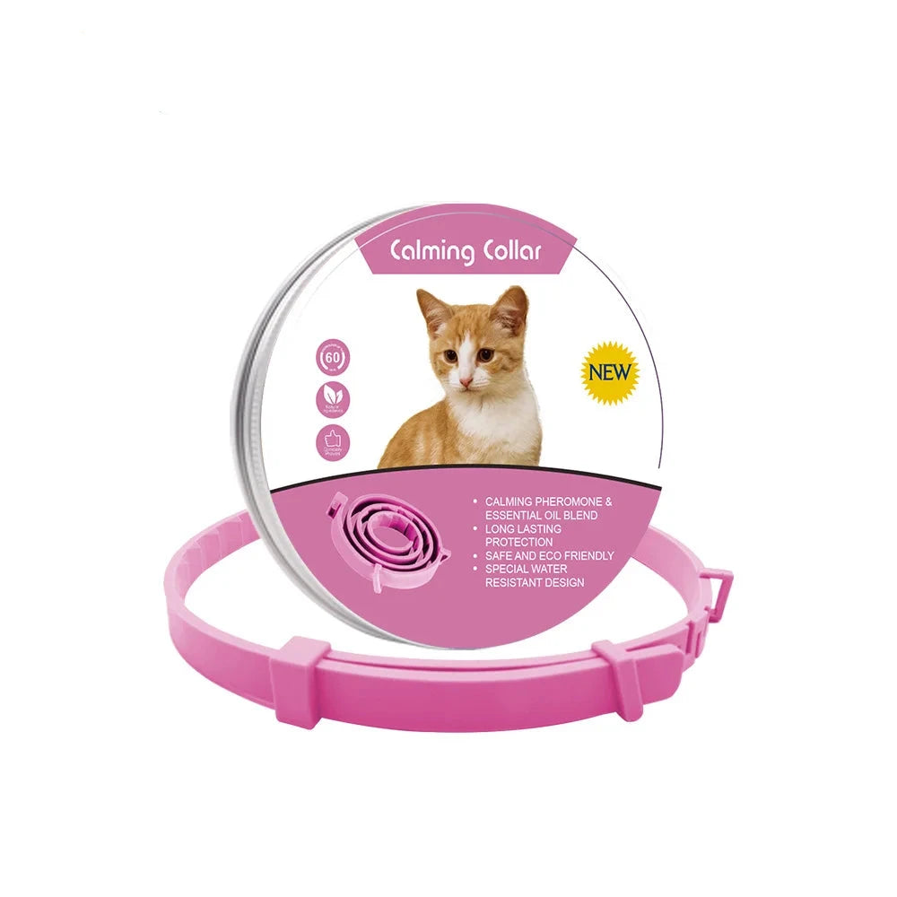 Collar Calmante CalmPet™ - Collar Relajante Anti-Estrés para Perros y Gatos