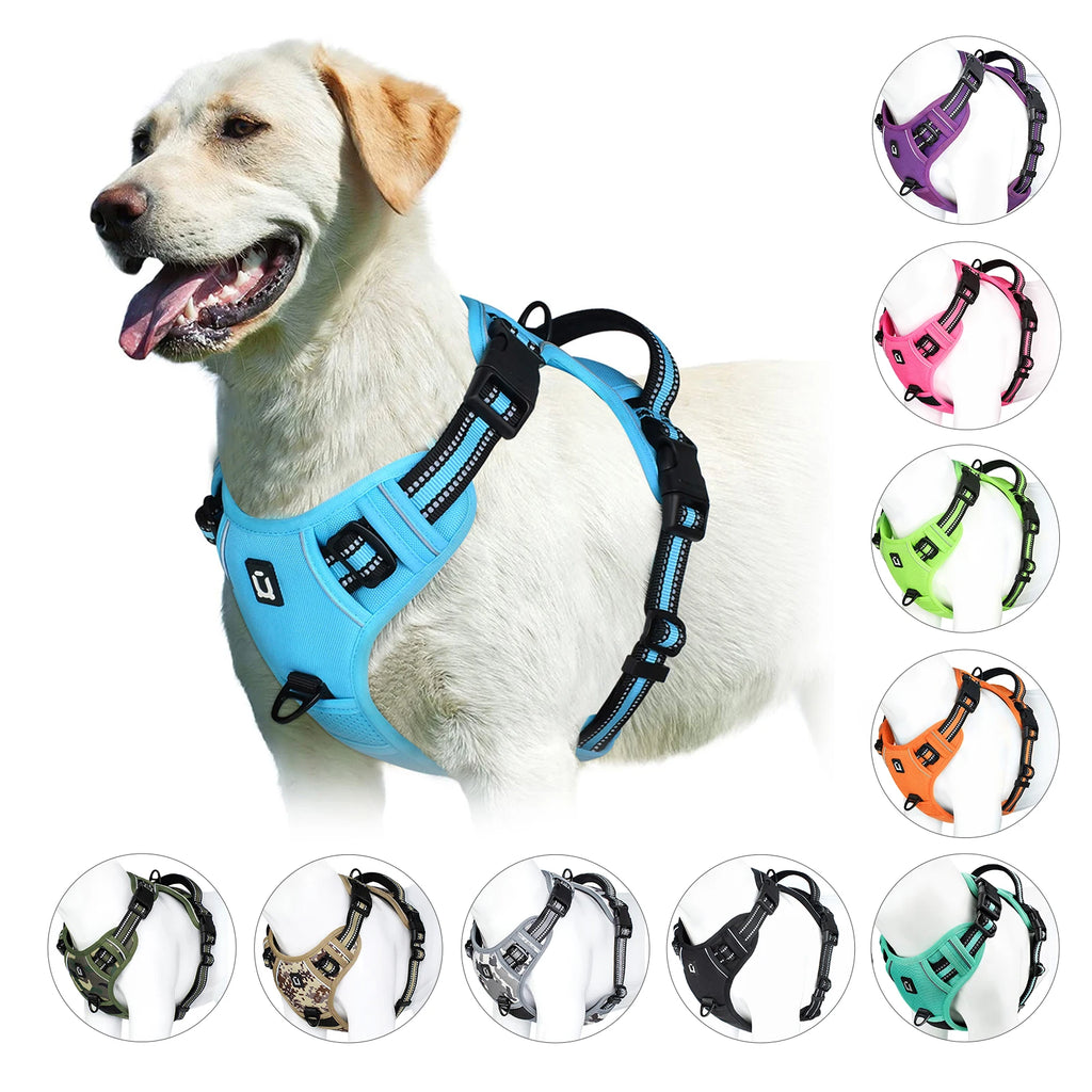 Arnés EasyWalk Pro™ - Arnés Antitirones para Perros con Asa de Control