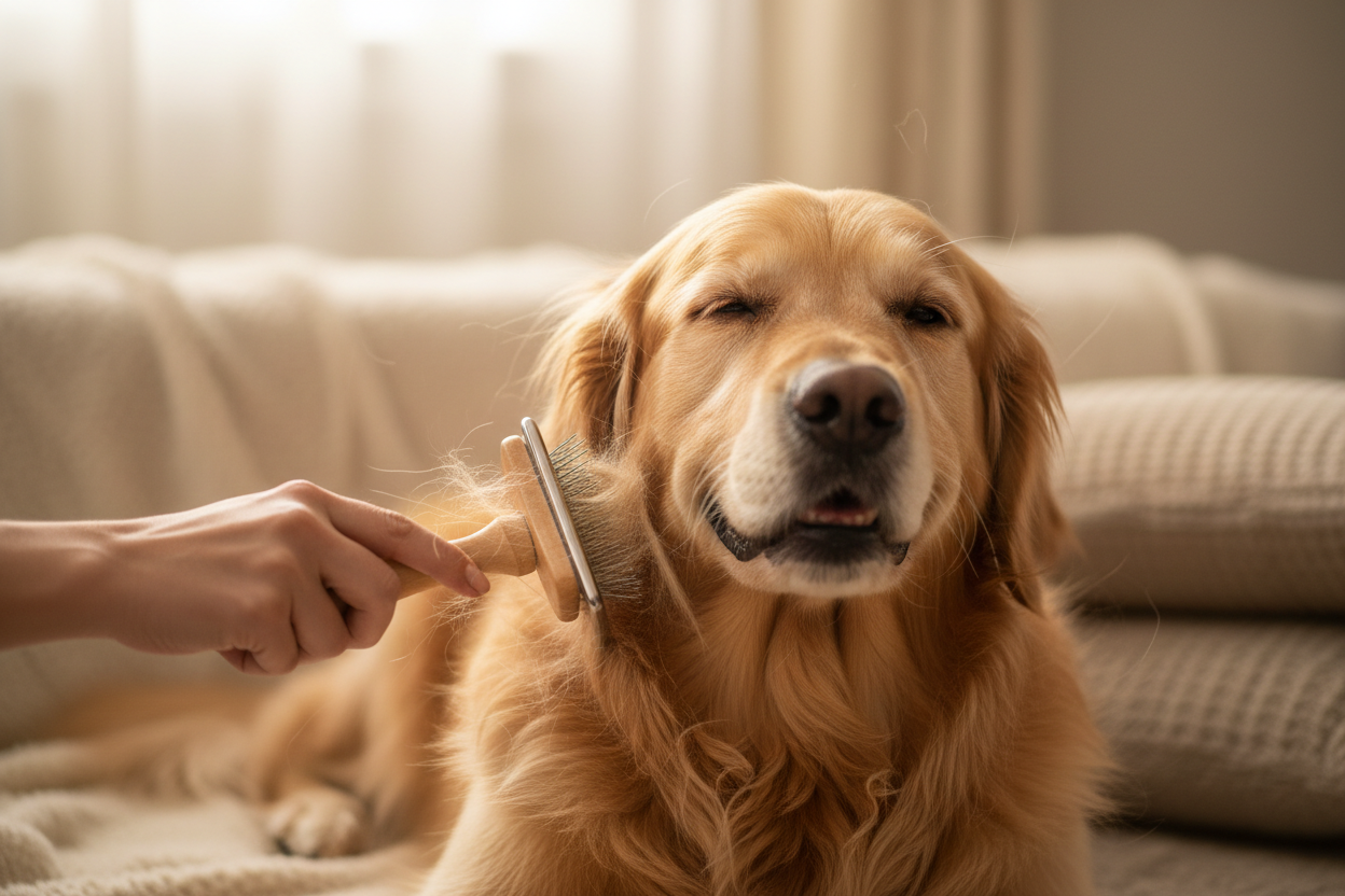 Cepillo Mágico FurEase™ - Quita Pelos de Mascotas Autolimpiable