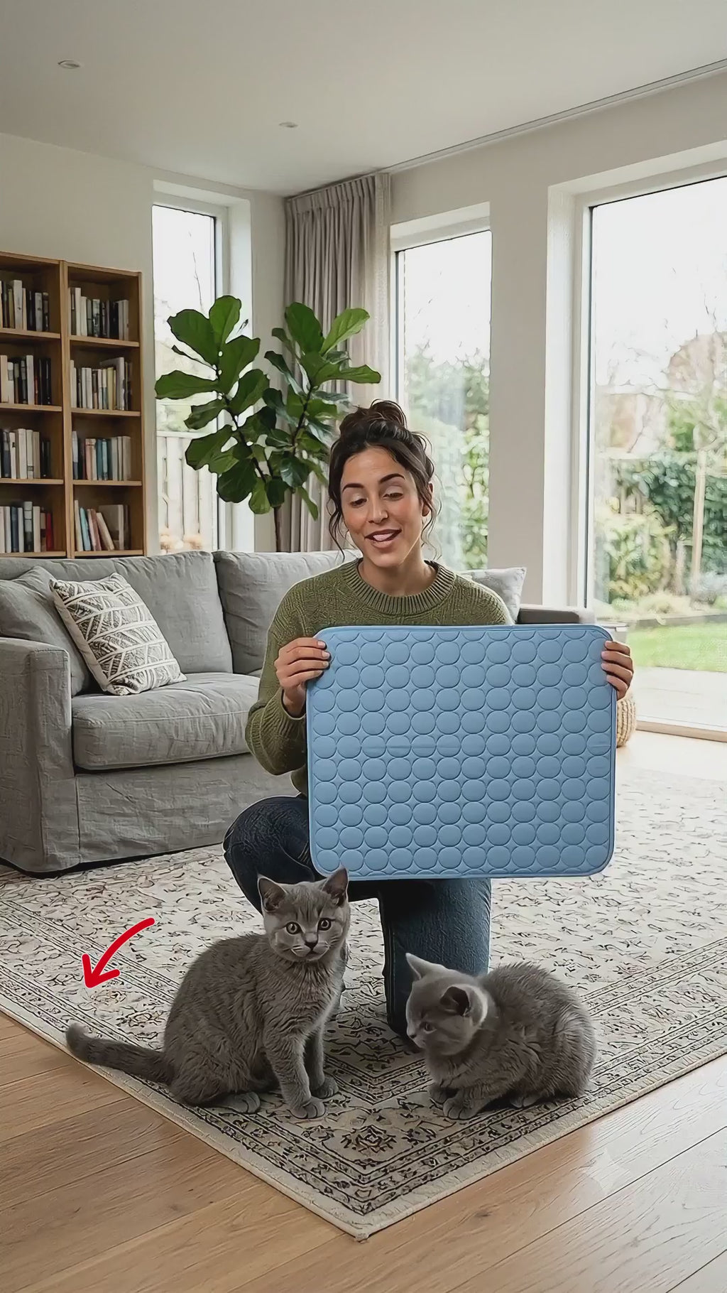 Esterilla Refrigerante CoolMat™ - Alfombrilla de Enfriamiento para Perros y Gatos