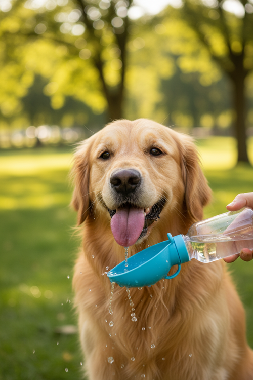 Botella Portátil AquaPet™ - Botella de Agua de Viaje para Perros